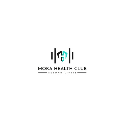 Moka Health Club branding c design fitness graphic design h illustration logo m mhc shield vector