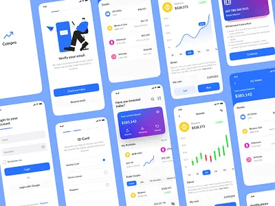 Coinpro - Cryptocurrency App binance bitcoin bnb coin crypto design nft ui