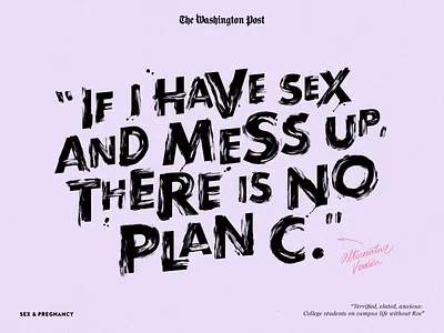 The Washington Post - lettering for quotes brush brush lettering calligraphy design editorial hand drawn handlettering illustration ink lettering logo logotype newspaper paint script script lettering the washington post type typography