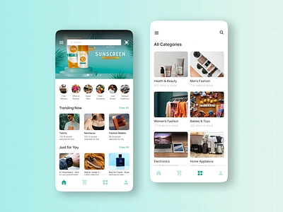 Daily UI 099 - Categories adobe xd app categories daily ui daily ui 099 dailyui design ecommerce ecommerce app figma mobile mobile app online market online shopping product ui ui design uiux ux ux design