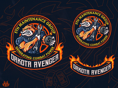 Dakota Avem art artwork bomb branding design esports game graphic design illustration logo squirrel strong team ui vector