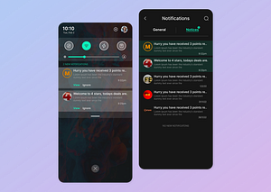 Notification Page UI design by Sagar Ammanagi | UI/UX designer on Dribbble
