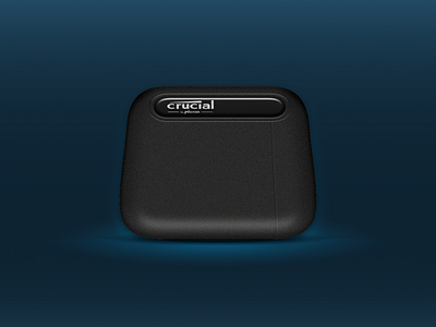 Crucial X6 icon crucial graphic design icon illustration macos ssd x6