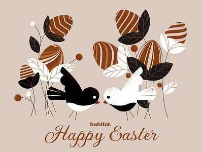 Happy Easter🌼🐣 design easter easter card illustration ui vector