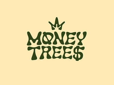 Money Trees branding custom design identity illustration logo type typography vector