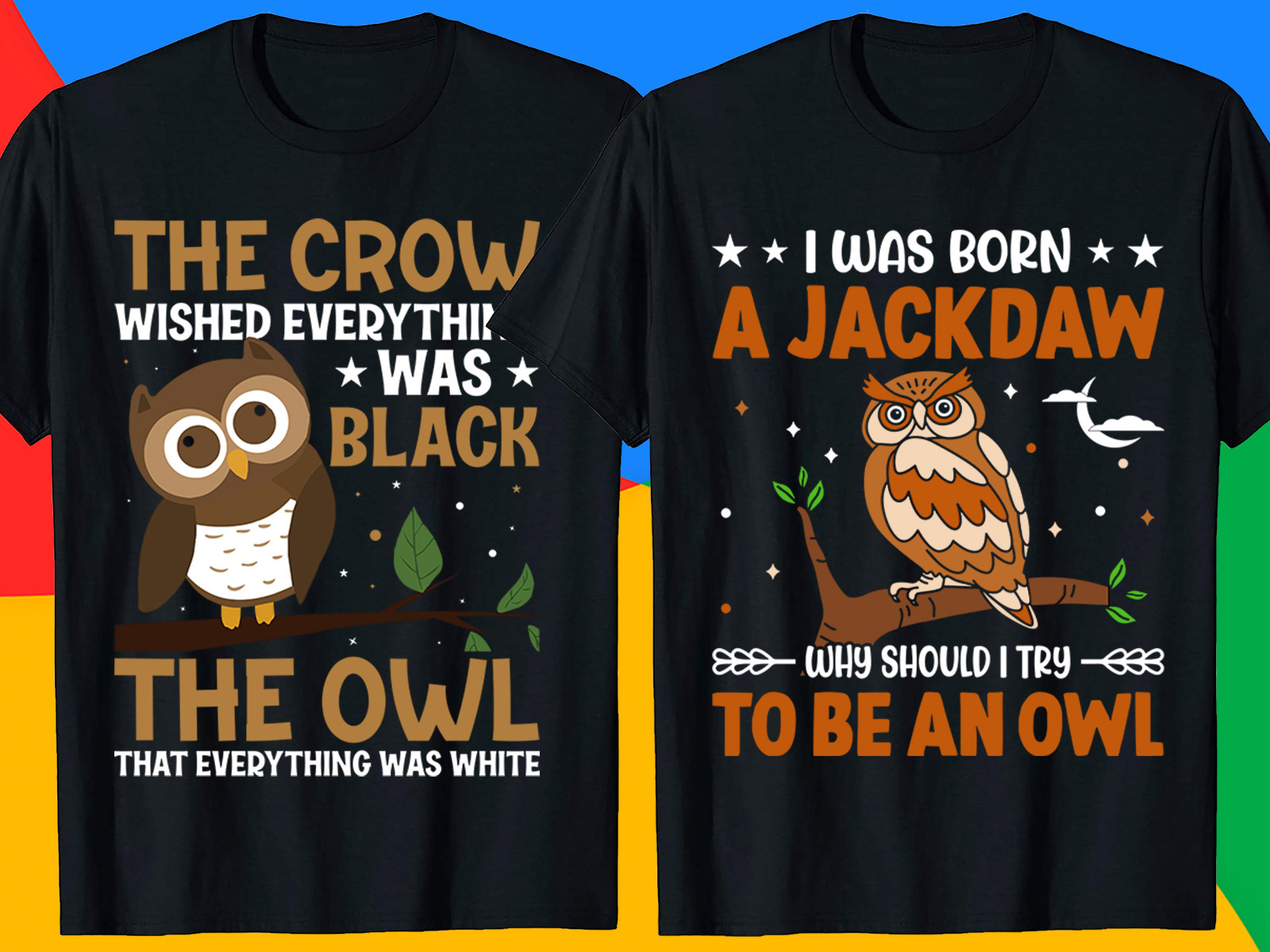 owl t shirt design