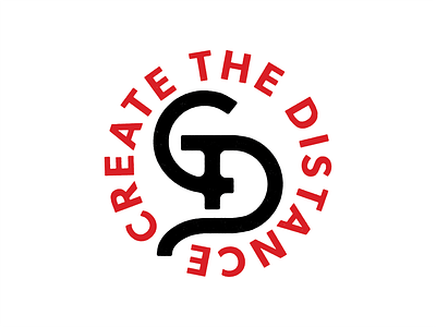 Create The Distance branding graphic design logo logo design