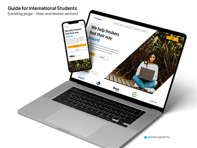 International Students guide branding design guide international logo student ui ux