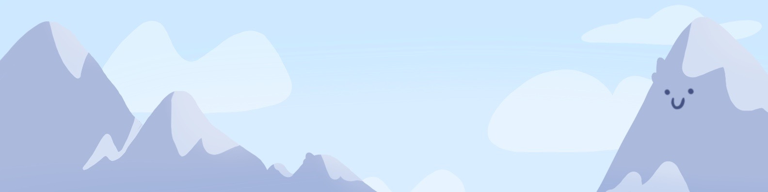 Happy Mountain illustration