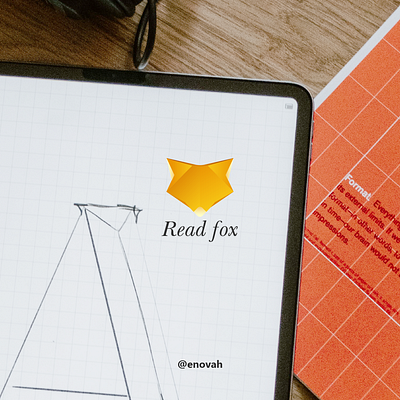 Readfox, Fox Logo branding challenge daily design fox graphic design illustration logo motion graphics read readfox vector