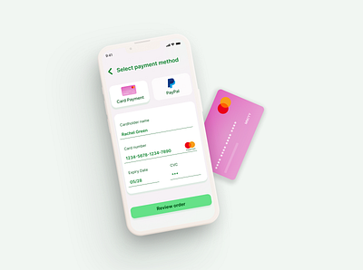 Daily UI 02: Credit Card Checkout checkout credit card daily ui mobile ui ui design