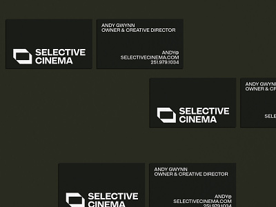 Selective Cinema Brand Identity brand brand identity brand system branding color palette film film studio identity system logo logo design logo identity nature studio branding visual identity design