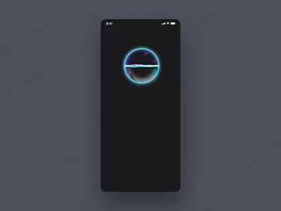 AI music player UI Concept ai ai music player animation motion graphics music app design music player app ui cancept voice assistant