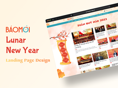 Bao Moi - Lunar New Year - Landing Page Design