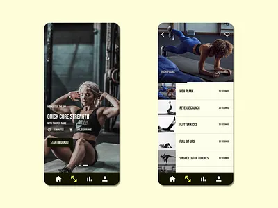 Workout of the Day app dailyui exercise gym mobile strength ui uidesign workout