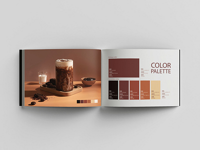 Brand Book design for full moon coffee barnding brand brand design coffee coffee design color color design