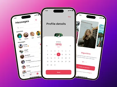 Dating app dating app ui