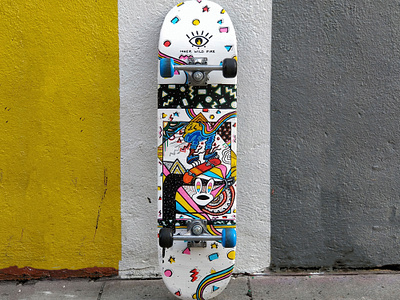 Hand Painted Skateboards art illustration logo painting product photography skateboards