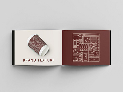 Brand Book design for full moon coffee baranding brand coffee branding coffee design coffee pattern pattern pattern design