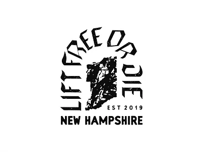 Lift Free Or Die brand identity branding logo logo design