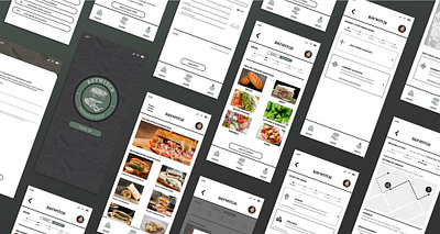 Sandwich Shop App adobe xd animation app branding color design figma graphic design graphics icon illustration line art logo minimal typography ui ux ux design vector web