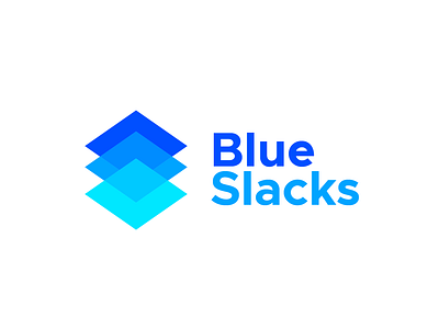 Blue Slacks Minimal Logo Design blue slacks blue slacks logo brand identity branding logo logo design minimal logo design