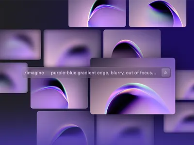 Designing with AI abstract ai dalle design figma gradient illustration midjourney purple stable diffusion startup supabase tech technology ui vector