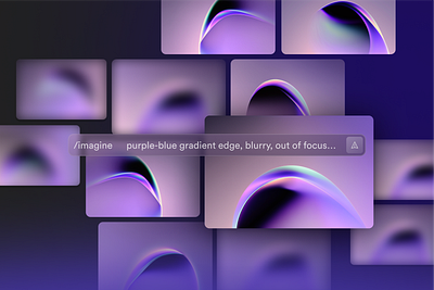 Designing with AI abstract ai dalle design figma gradient illustration midjourney purple stable diffusion startup supabase tech technology ui vector