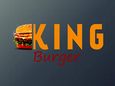KING BURGER LOGO DESIGN branding custom custom design graphic design illustration logo logo design logos logos and brand