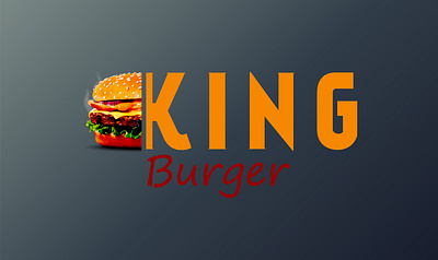 KING BURGER LOGO DESIGN branding custom custom design graphic design illustration logo logo design logos logos and brand