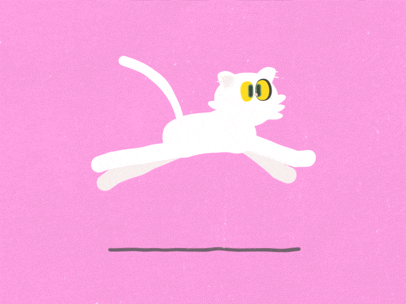 Daijin animation cat run runcycle suzume