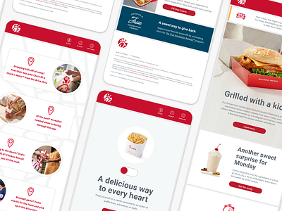 Chick-fil-A Seasonal Emails animation email design newsletter typography ui