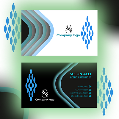 business card design templates If you like my Business ca 3d animation app branding crad desgin design graphic design illustration logo motion graphics ui