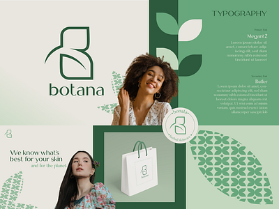 Botana logo design botana branding creative creativity design graphic design green green logo logo logos vector