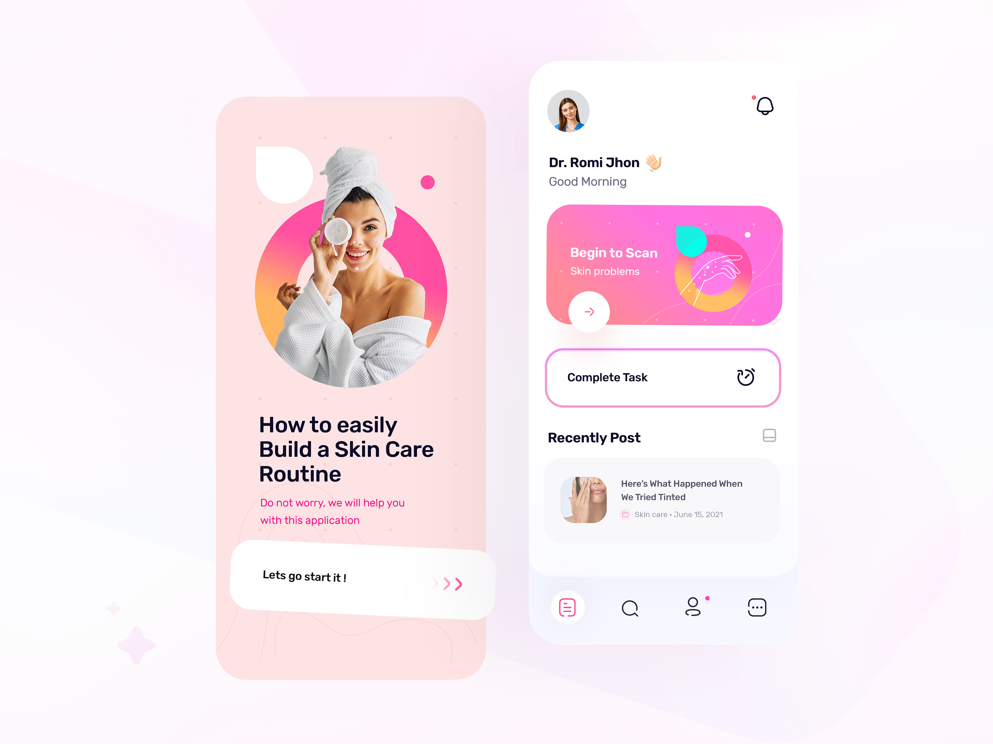 Skinup - Skincare Beauty App app beauty beauty product color cosmetics cream e commerce fashion hair makeup massage minimal mobile salon skin skincare spa ui ux woman