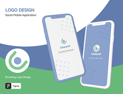 Brand Logo Design for a cross-platform social mobile application app app icon app logo branding design graphic design illustration logo logo design ui