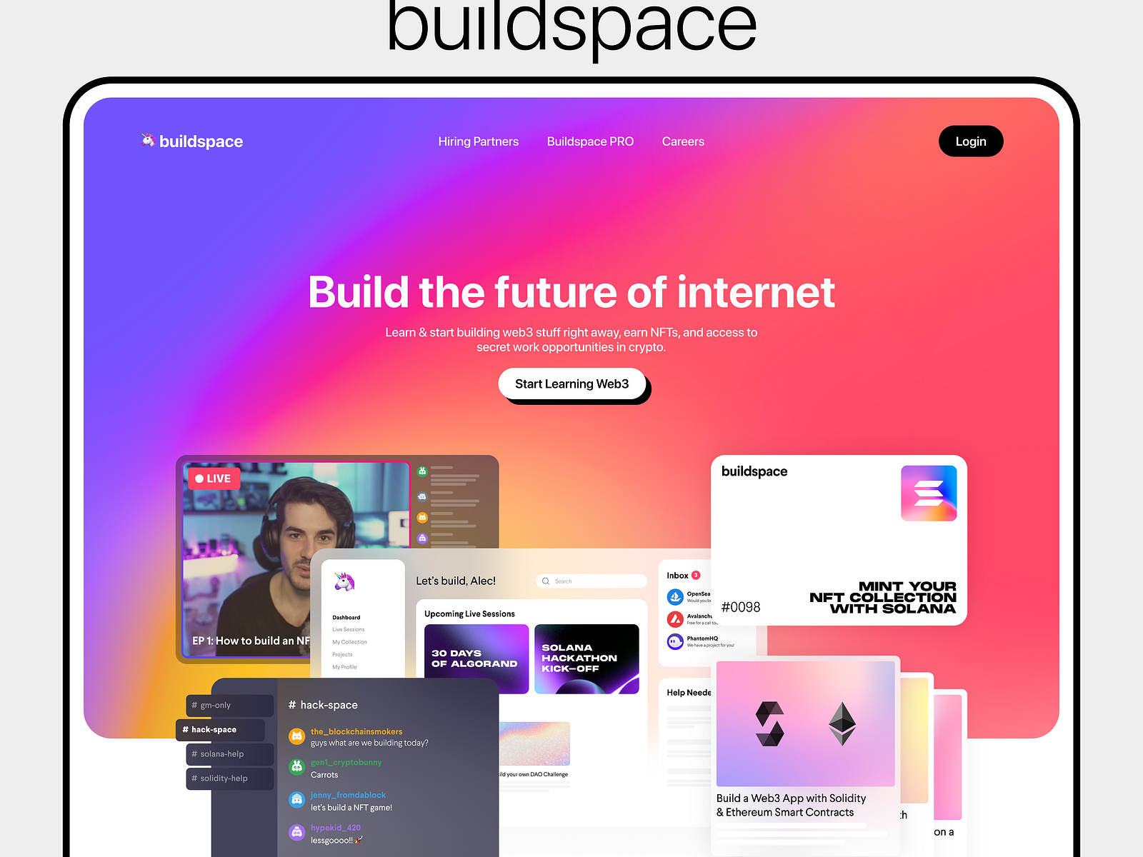 Buildspace // Landing Page by Fahim Al Wasi on Dribbble