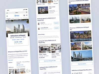 Real estate search results page apartment card design ecommerce figma light mode mobile app new launch property property search real estate responsive search results singapore ui web app