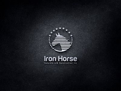 Iron Horse Logo branding graphic design logo minimal vector