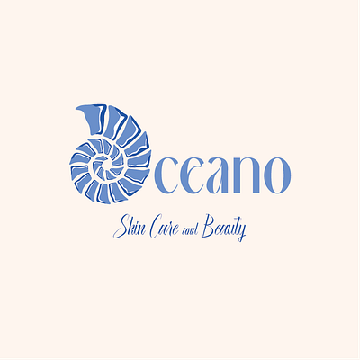 Oceano Skin Care and Beauty branding design graphic design illustration logo