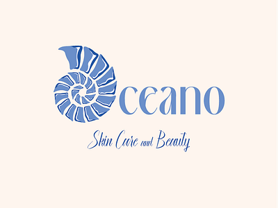 Oceano Skin Care and Beauty branding design graphic design illustration logo