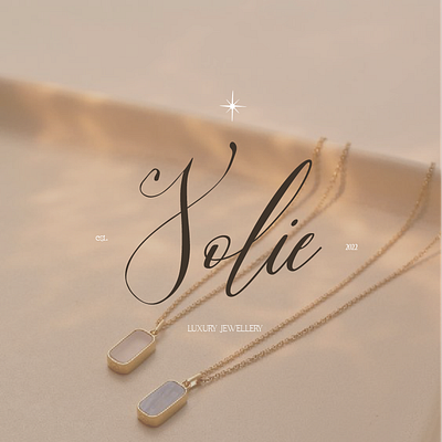 Jolie Jewellery branding design graphic design illustration logo