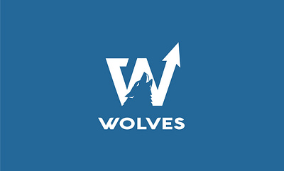 wolves animation graphic design logo minimal logo w logo wolves logo