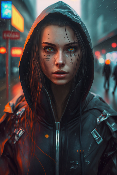 Cyberpunk aesthetic 2