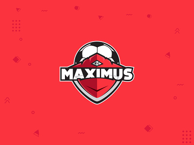 Logo for FC "MAXIMUS" branding club footbal graphic design logo