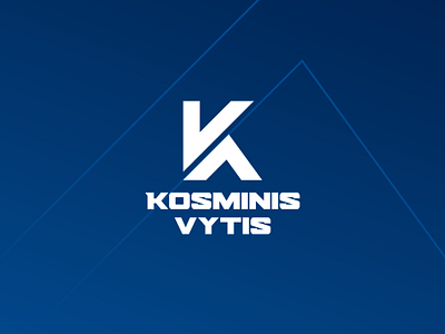 Logo Kosminis vytis branding logo