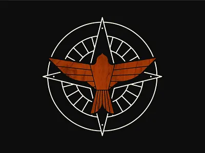 Off The Coast band bird branding compass direction illustration rock