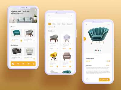 Selling sofa app template design sales sell sofa ui