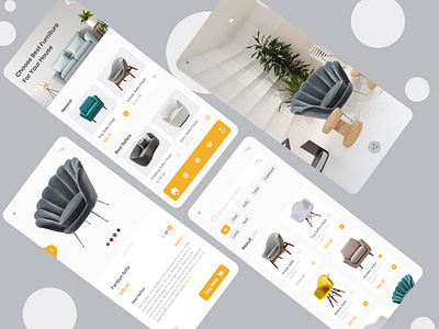 Selling sofa app template design sales sell sofa ui