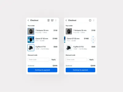 Checkout cart checkout components design system figma items practice shop simple stand ui ui ui kit